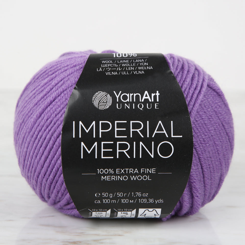 YarnArt IMPERIAL MERINO Mor El Örgü İpi - 3321
